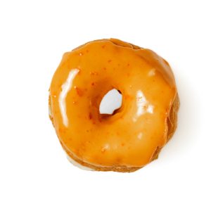 Orange Frosted Donut
