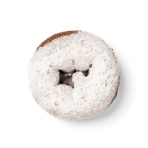 Powdered Sugar Chocolate Cake Donut